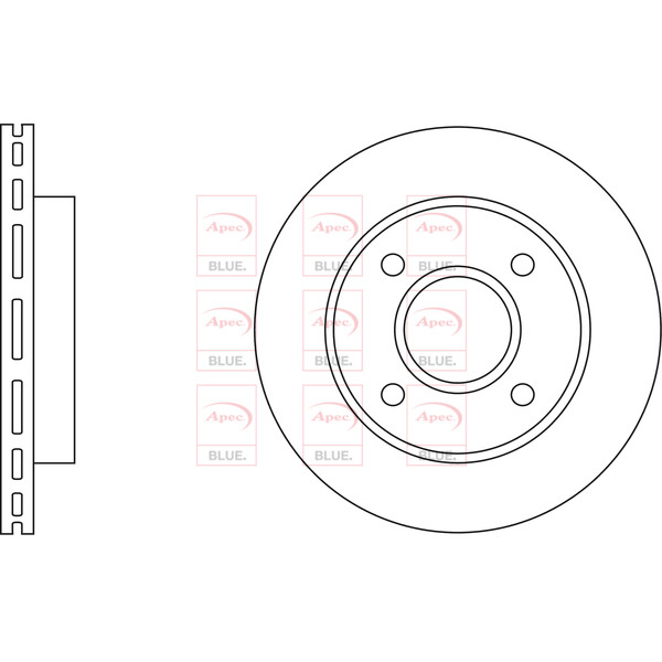 BRAKE DISC (FRONT) (SINGLE) image
