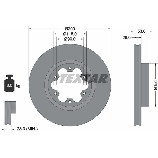 TEXTAR LCV DISCS image