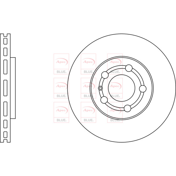BRAKE DISC (FRONT) (SINGLE) image