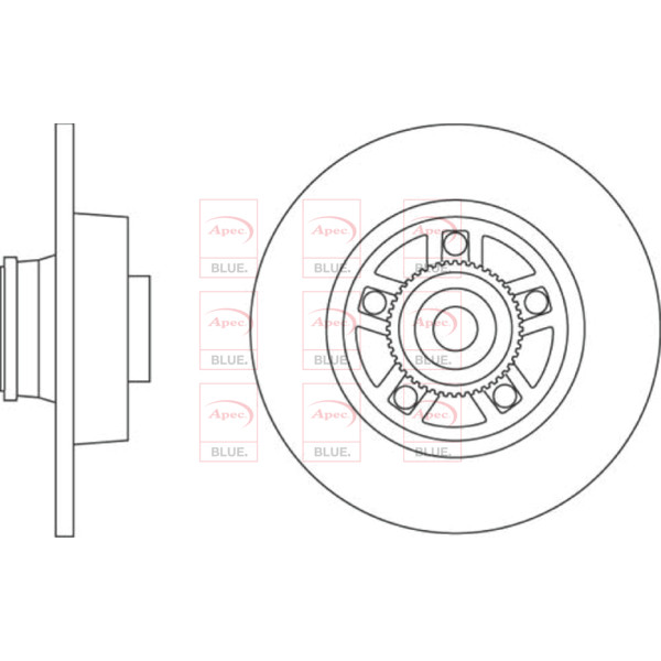 BRAKE DISC (REAR) (SINGLE) image