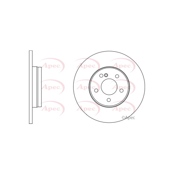 APEC BRAKE DISC (REAR) (SINGLE) image
