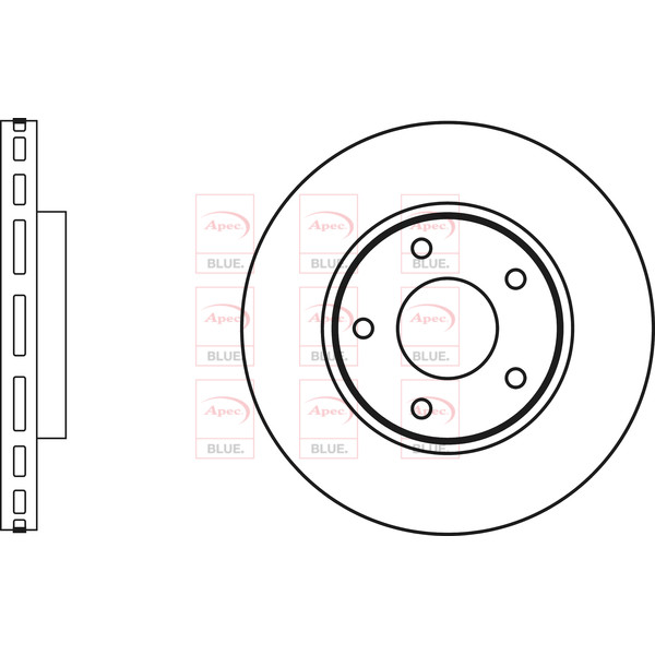 BRAKE DISC (FRONT) (SINGLE) image