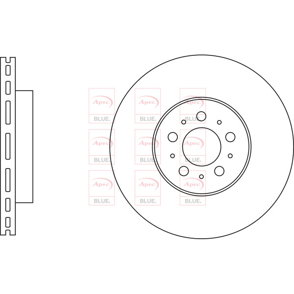 BRAKE DISC (FRONT) (SINGLE) image