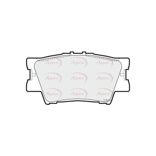 APEC BRAKE PADS (REAR) (R90) image