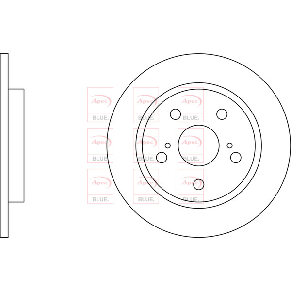 BRAKE DISC (REAR) (SINGLE) image