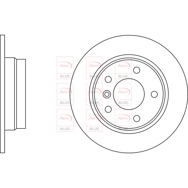 BRAKE DISC (REAR) (SINGLE) image