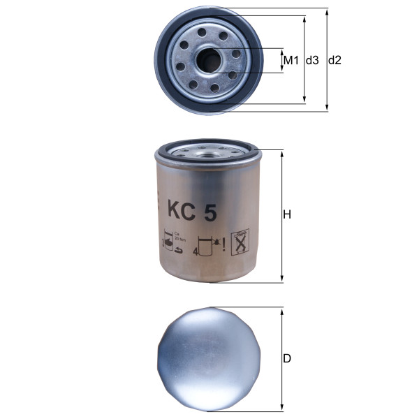 FUEL FILTER - SPIN ON image