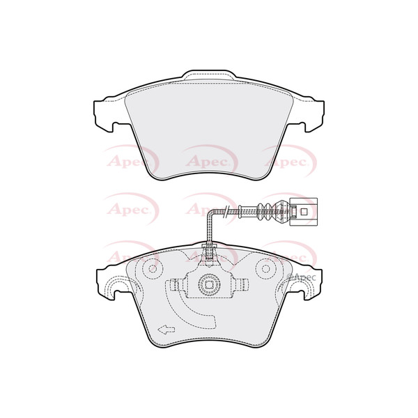 APEC BRAKE PADS (FRONT) (R90) image
