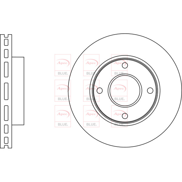 BRAKE DISC (FRONT) (SINGLE) image