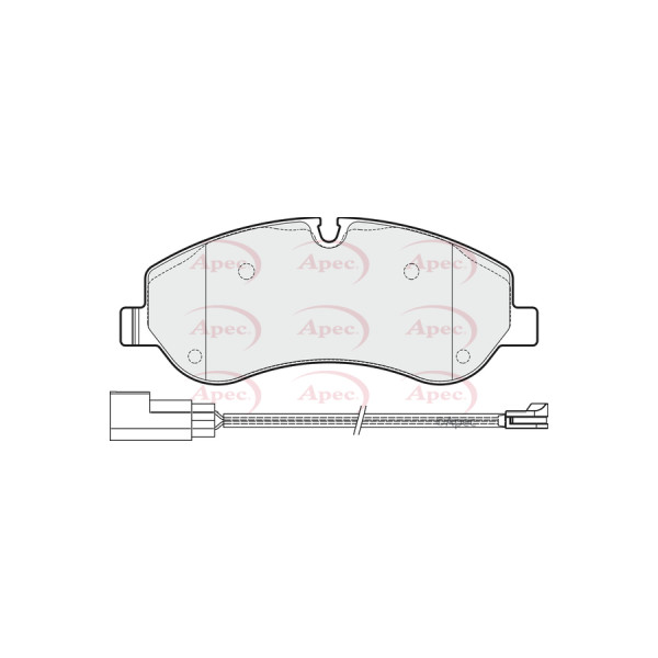 APEC BRAKE PADS (FRONT) (R90) image