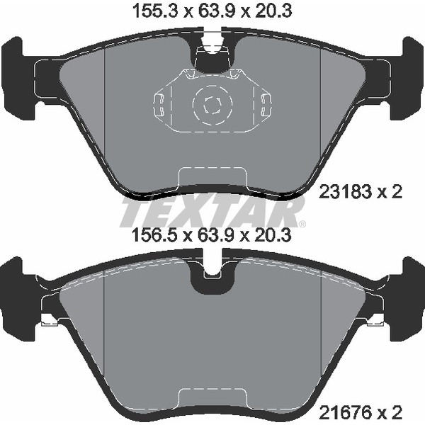 TEXTAR PC BRAKE PADS image
