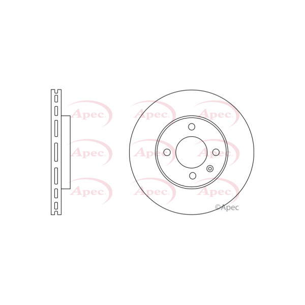 APEC BRAKE DISC (FRONT) (SINGLE) image