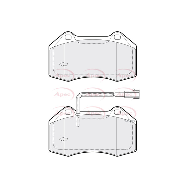 APEC BRAKE PADS (FRONT) (R90) image