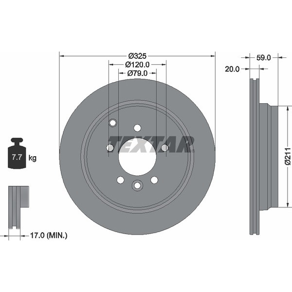 TEXTAR PC BRAKE DISCS image
