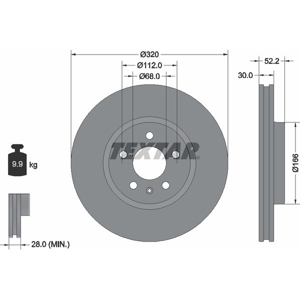 TEXTAR PC BRAKE DISCS image