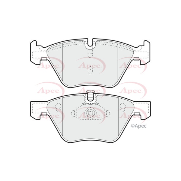 APEC BRAKE PADS (FRONT) (R90) image