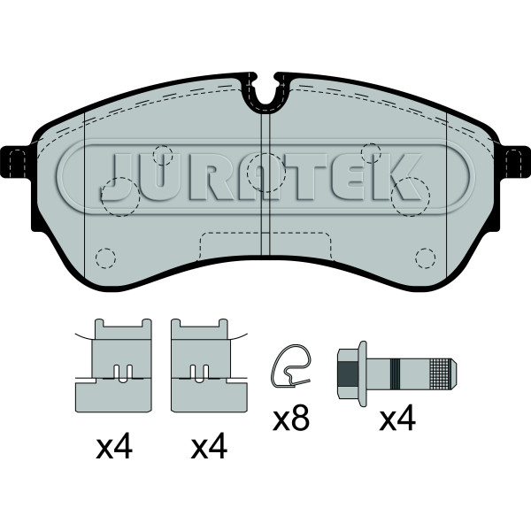 PAD (FRONT & REAR) - MAN VW image