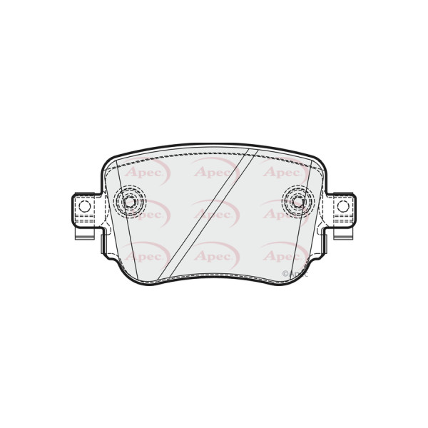 APEC BRAKE PADS (REAR) (R90) image