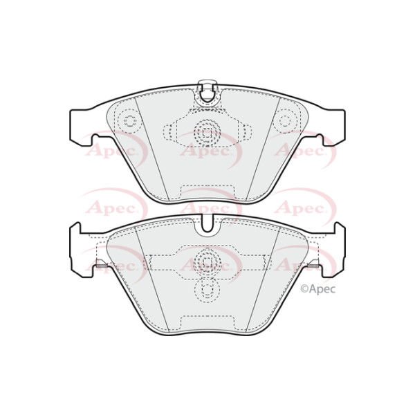 APEC BRAKE PADS (FRONT) (R90) image