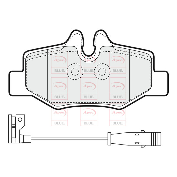 BRAKE PADS (REAR) (R90) image