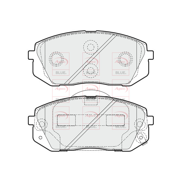 BRAKE PADS (FRONT) (R90) image
