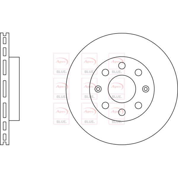 BRAKE DISC (FRONT) (SINGLE) image