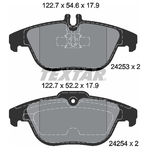 TEXTAR PC BRAKE PADS image