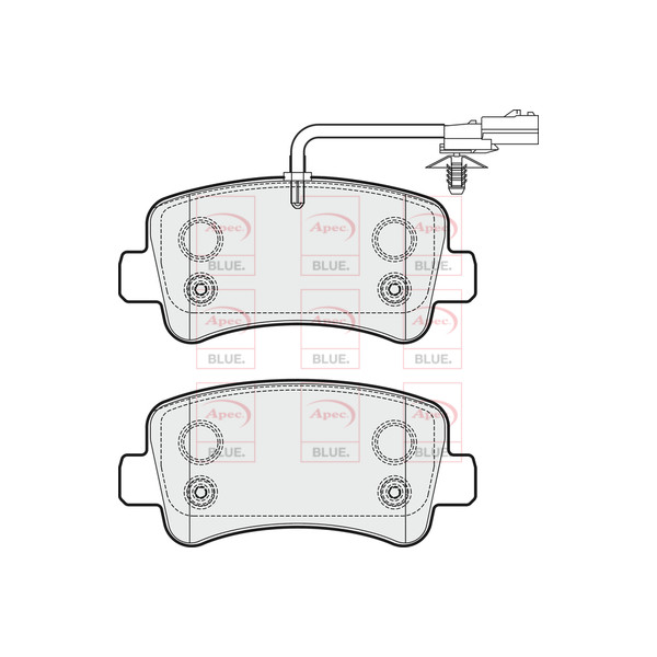 BRAKE PADS (REAR) (R90) image