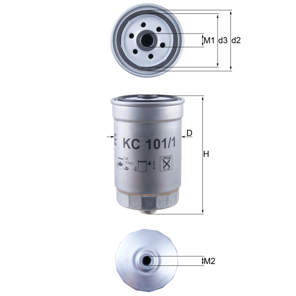 FUEL FILTER - SPIN ON image