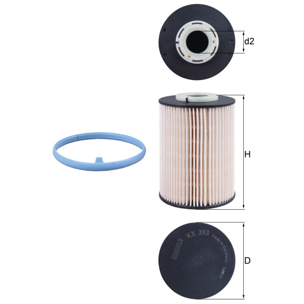 FUEL FILTER - ELEMENT image