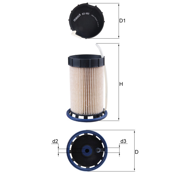 FUEL FILTER - ELEMENT image