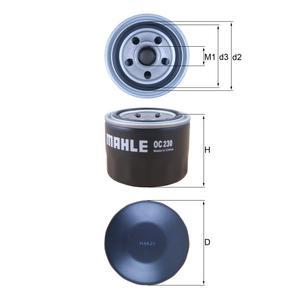 OIL FILTER - SPIN ON image