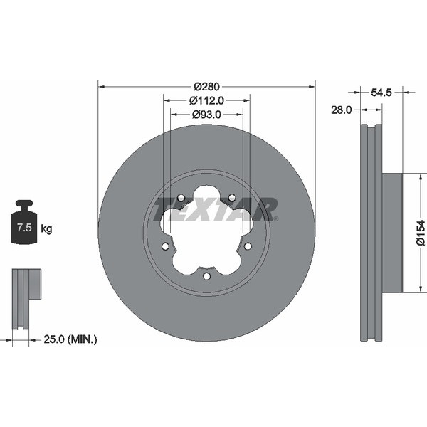 TEXTAR LCV DISCS image