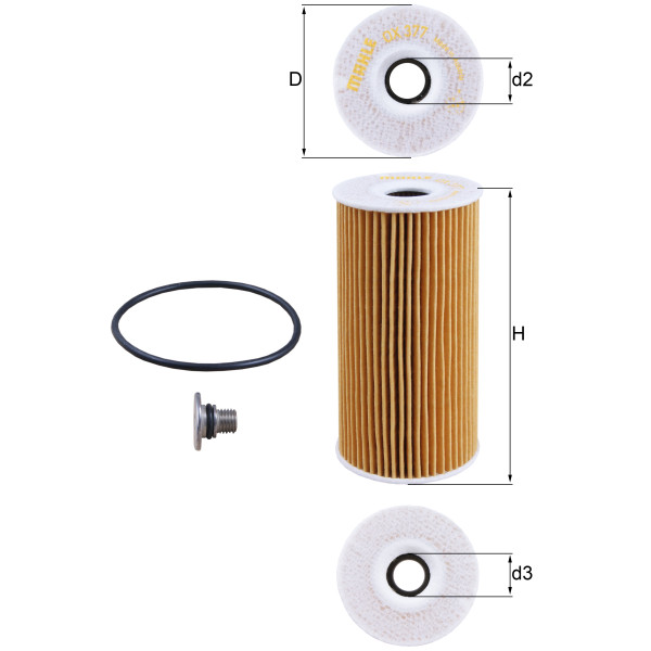 OIL FILTER - ELEMENT image