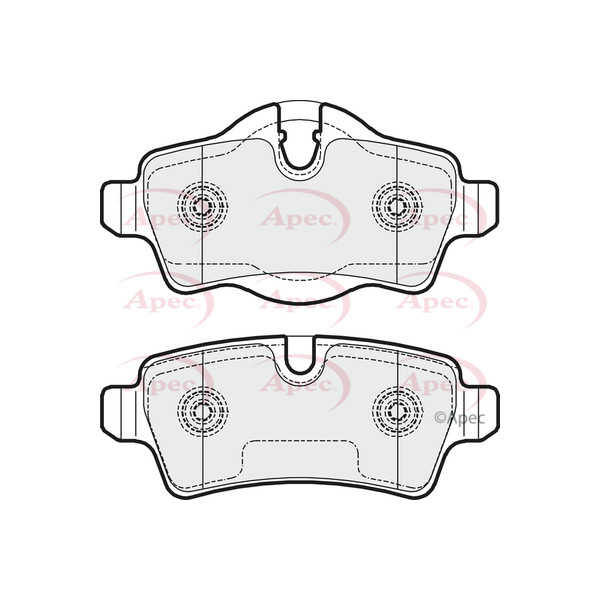 APEC BRAKE PADS (REAR) (R90) image