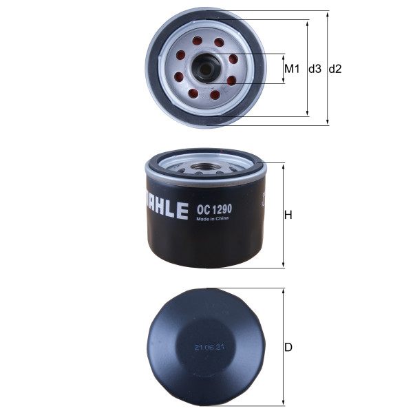 OIL FILTER - SPIN ON image