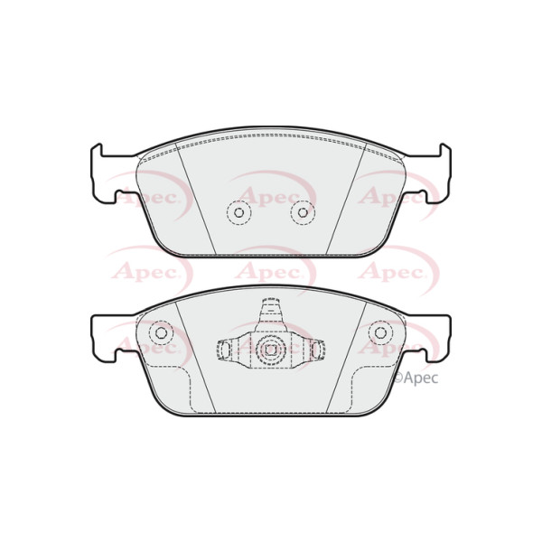 APEC BRAKE PADS (FRONT) (R90) image