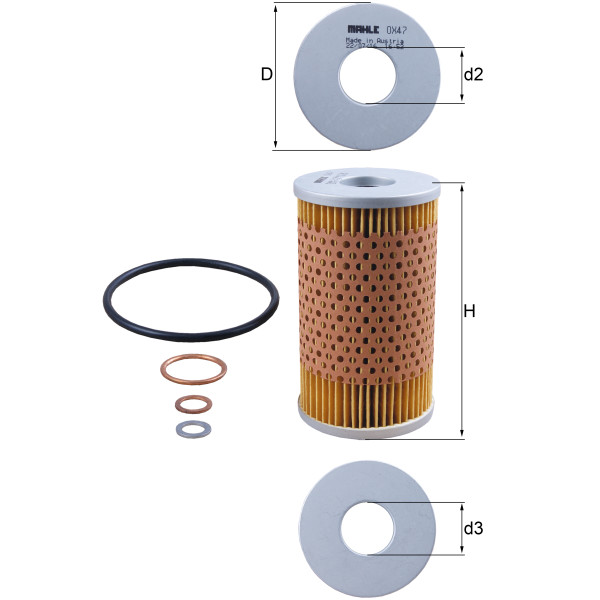 OIL FILTER - ELEMENT image