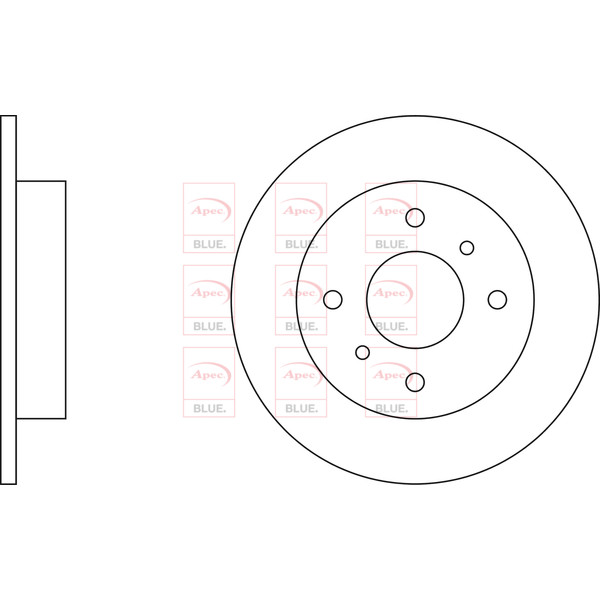 BRAKE DISC (REAR) (SINGLE) image