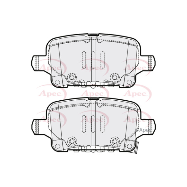 APEC BRAKE PADS (REAR) (R90) image
