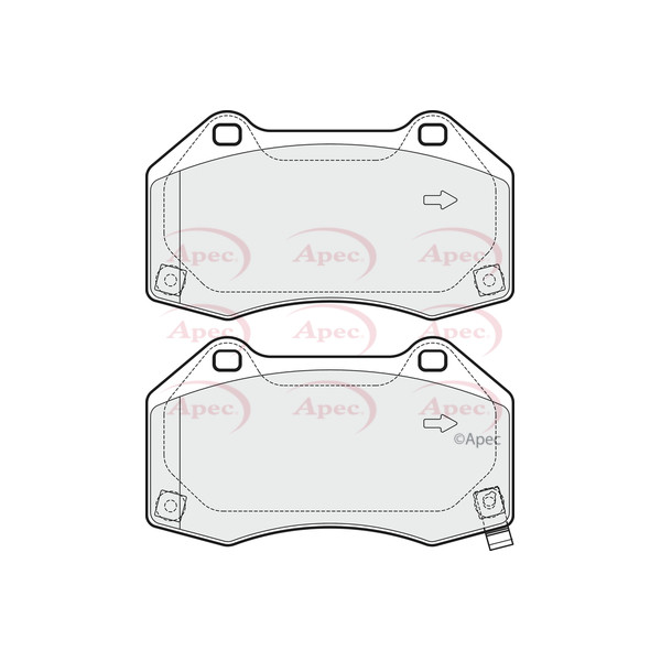 APEC BRAKE PADS (FRONT) (R90) image