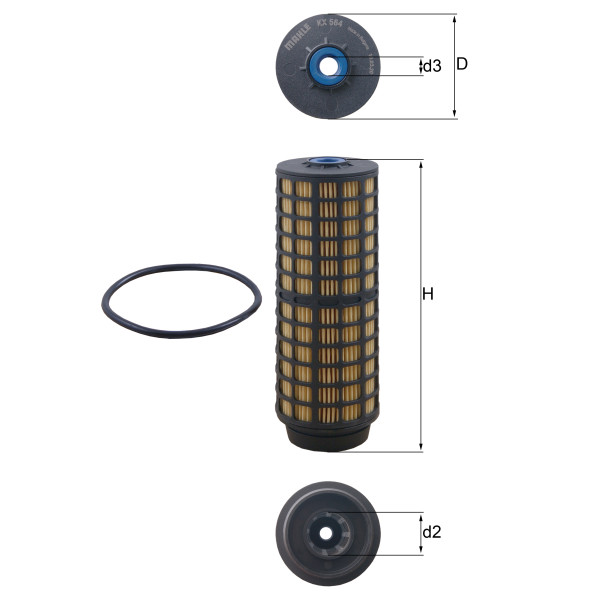 FUEL FILTER - ELEMENT image