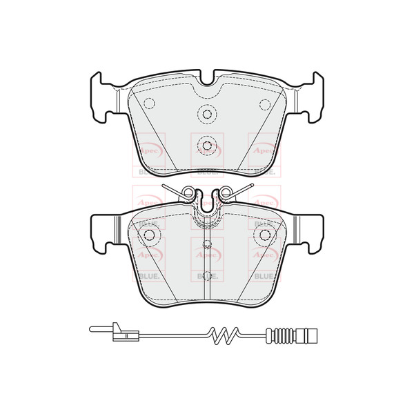 BRAKE PADS (REAR) (R90) image