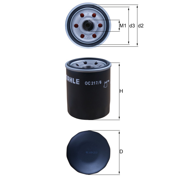 OIL FILTER - SPIN ON image