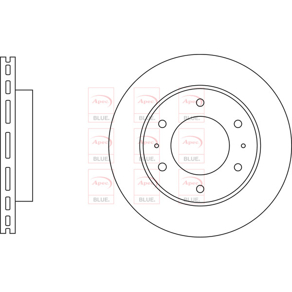 BRAKE DISC (FRONT) (SINGLE) image