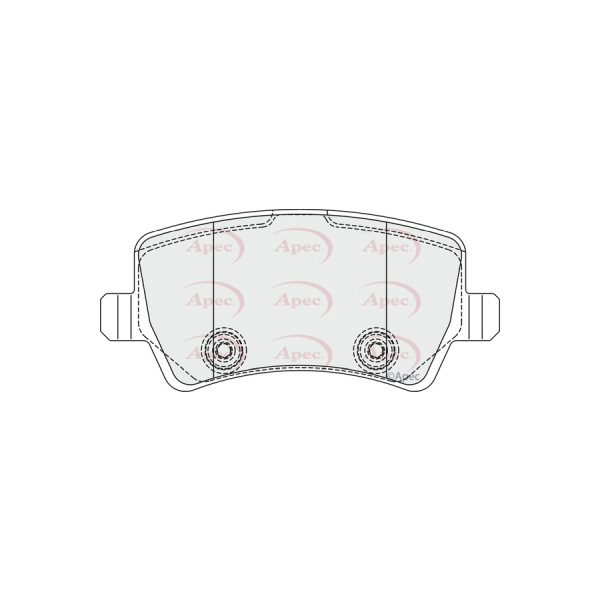 APEC BRAKE PADS (REAR) (R90) image