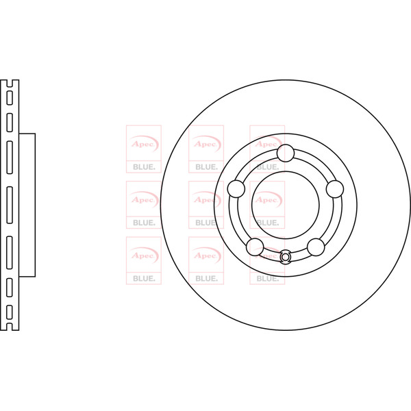 BRAKE DISC (FRONT) (SINGLE) image