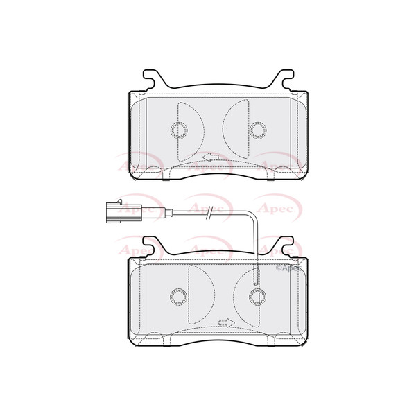 APEC BRAKE PADS (FRONT) (R90) image