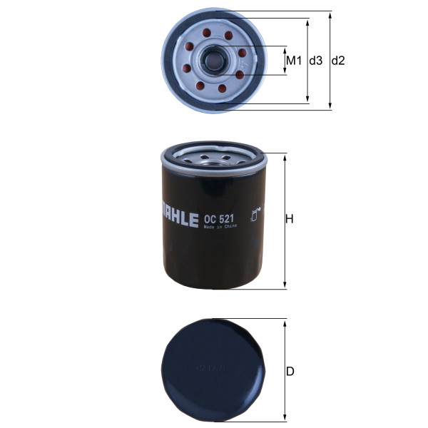 OIL FILTER - SPIN ON image