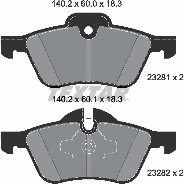 TEXTAR PC BRAKE PADS image
